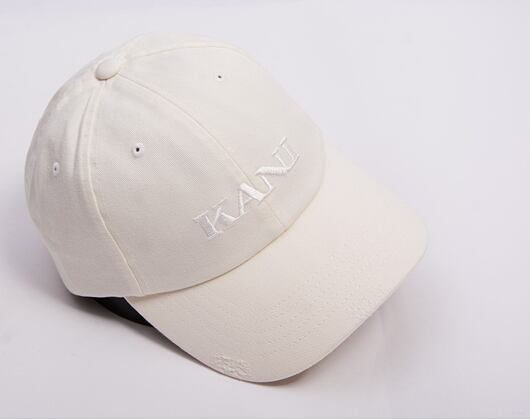 Kšiltovka Karl Kani - Retro Distress Dad Cap - off white