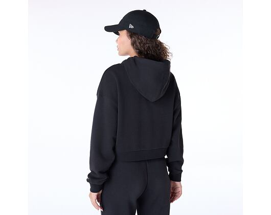 Dámská Mikina New Era - Script Crop Hoodie - Black