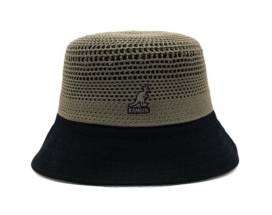 Klobouk Kangol - Double Mesh Lahinch - Warm Grey/Black