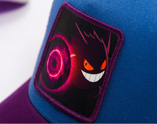 Kšiltovka Trucker Capslab X Pokémon - Gengar - Effet Bamboo