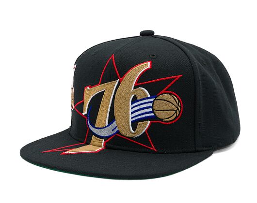 Kšiltovka Mitchell & Ness - Philadelphia 76Ers - Big Time Snapback Hwc - Black