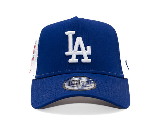Kšiltovka New Era - MLB Side Patch 9FORTY Trucker - LA Dodgers - Blue
