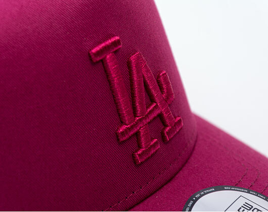 Kšiltovka New Era - MLB League Essential 9FORTY Trucker - LA Dodgers - Cherry