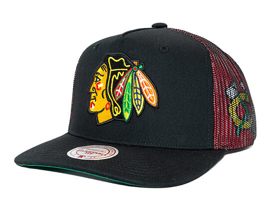 Kšiltovka Mitchell & Ness - NHL Tremor Trucker - Chicago Blackhawks - Black