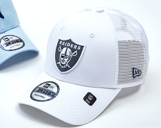 Kšiltovka New Era - NFL Homefield Trucker 9FORTY - Las Vegas Raiders - White