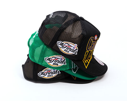 Kšiltovka Mitchell & Ness - NBA Big Champ Trucker - Golden State Warriors - Black
