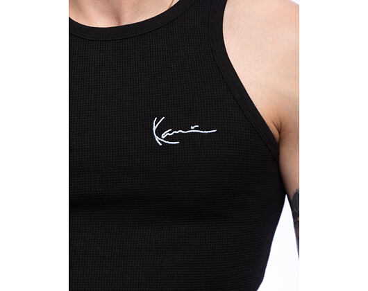 Nátělník Karl Kani - Chest Signature Essential Waffle Tanktop - Black