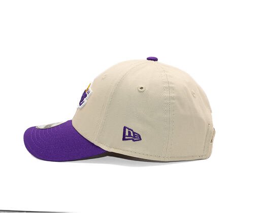 Dětská Kšiltovka New Era - NBA Color Block 9FORTY - LA Lakers - Stone / Purple