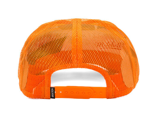 Kšiltovka Brixton - Out After Dark Np Hp Trucker H - Tangerine/Off White