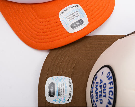 Kšiltovka Brixton - Out After Dark Np Hp Trucker H - Pinecone Brown/Whitecap