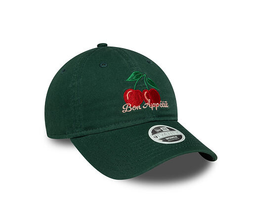 Dámská Kšiltovka New Era - Phrase - Bon Appétit 9TWENTY - Dark Green