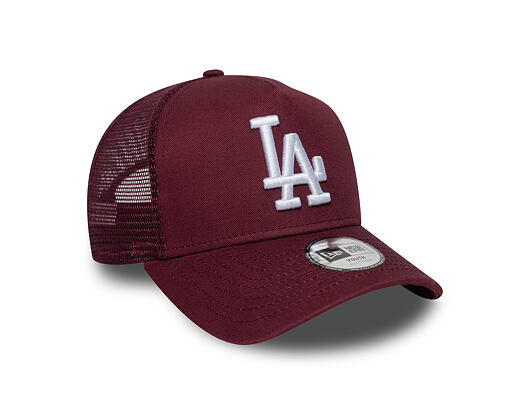 Dětská Kšiltovka New Era - MLB League Essential 9FORTY Trucker - LA Dodgers - Burgundy / White