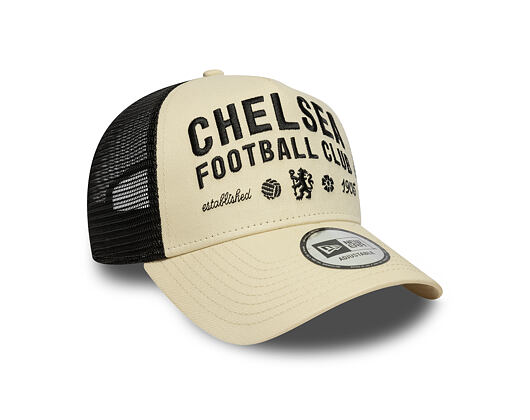 Kšiltovka New Era - Seasonal 9FORTY Trucker - Chelsea FC Lion Crest - Cream