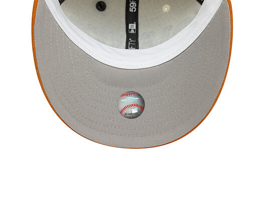 Kšiltovka New Era - MLB 1984 ASG Pin Pre-Curved 59FIFTY - SF Giants - Cream / Brown