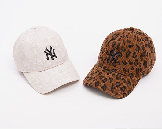 Dámská Kšiltovka New Era - MLB Leopard Cord 9TWENTY - NY Yankees - Auburn