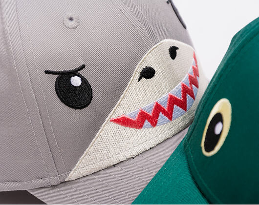Dětská Kšiltovka New Era - Monster Face 9FORTY - Grey