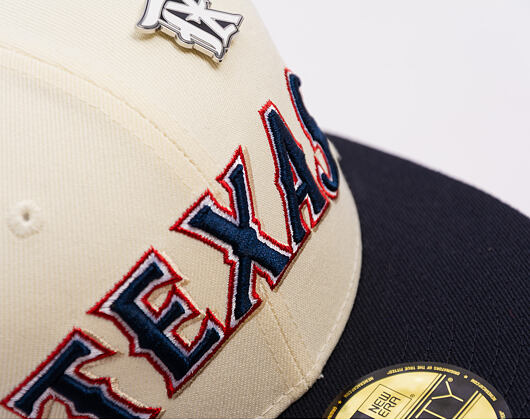 Kšiltovka New Era - MLB 1995 ASG Pin Pre-Curved 59FIFTY - Texas Rangers - Cream / Navy
