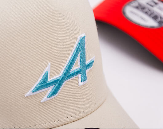 Kšiltovka New Era - F1 Seasonal POP 9FORTY Trucker - Alpine Racing - Stone