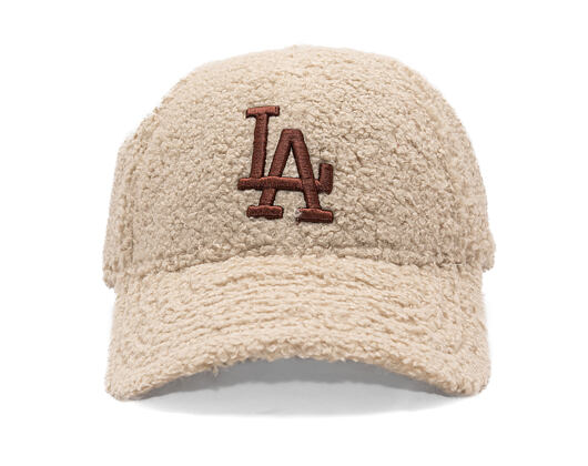 Kšiltovka New Era - MLB Borg Teddy Fleece 9FORTY - LA Dodgers - Cream