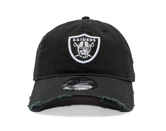 Kšiltovka New Era - NFL Wash & Distressed 9TWENTY - Las Vegas Raiders - Black