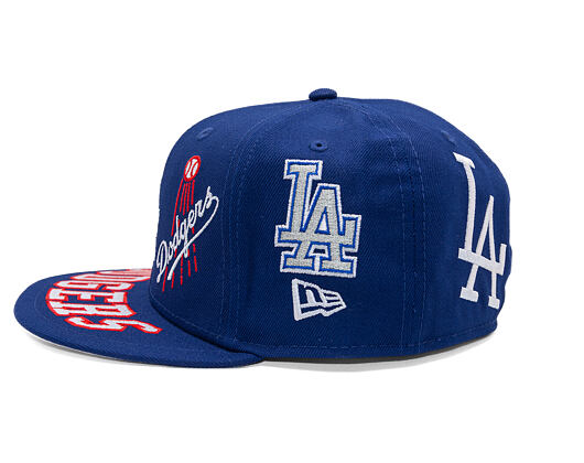 Kšiltovka New Era - MLB "Image Drop" ALL-OVER 59FIFTY - LA Dodgers - Dark Royal