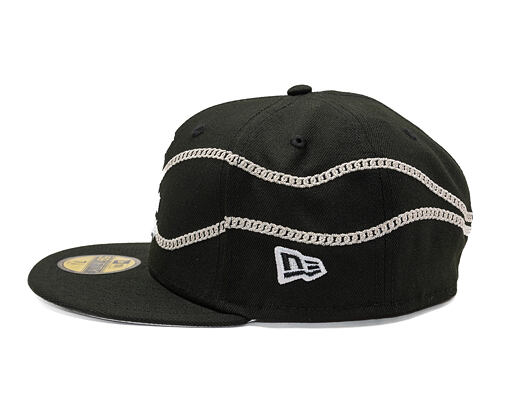 Kšiltovka New Era - MLB Chain Wrap 59FIFTY - Chicago White Sox - Black