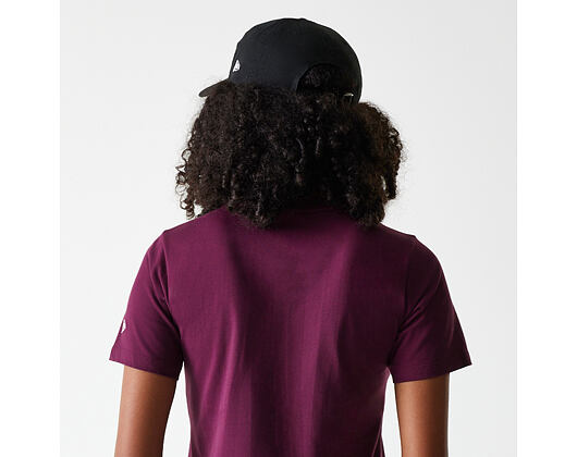 Dámské Triko New Era - Crest Tee Regular - Burgundy