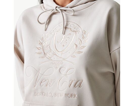 Dámská Mikina New Era - Crest Hoodie - Stone