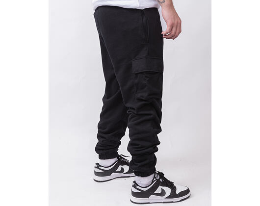 Kalhoty New Era - French-terry Cargo Sweatpants - Black