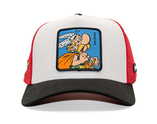 Kšiltovka Capslab - Asterix Trucker - White / Red