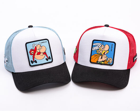 Kšiltovka Capslab - Obelix Trucker - White / Blue