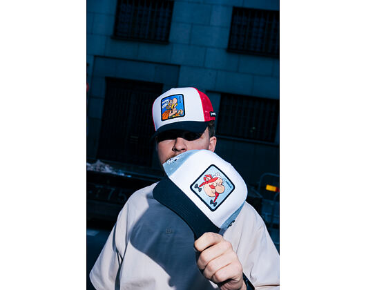 Kšiltovka Capslab - Obelix Trucker - White / Blue