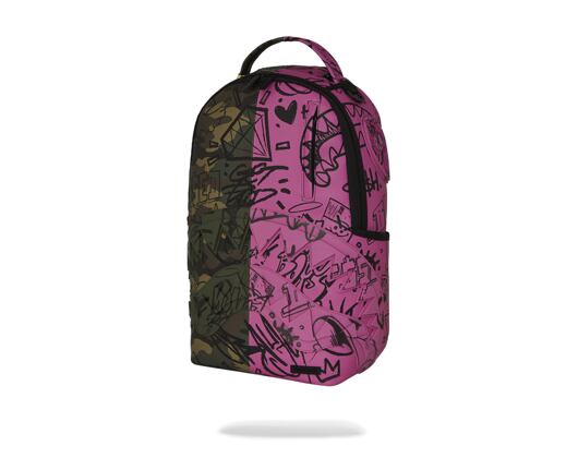 Batoh Sprayground - Split Pink And Camo Dlx Backpack
