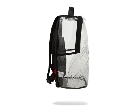 Batoh Sprayground - Shark Central Clear Dlxsv Backpack Blackpanel