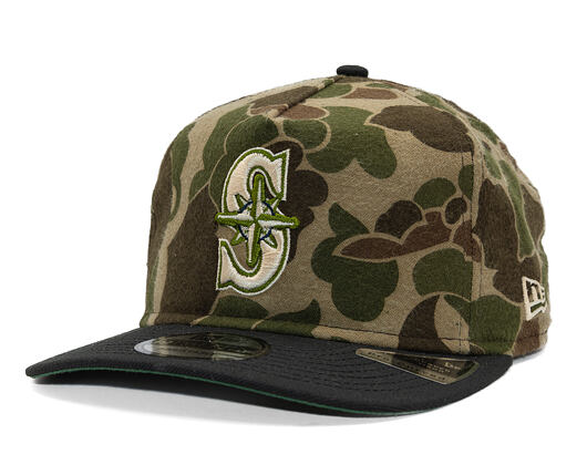 Kšiltovka New Era "Three Looms × MLB Wool Duck Camo" 19TWENTY - Seattle Mariners