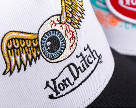 Kšiltovka Von Dutch - Trucker - Eye Out Logo - White/Black