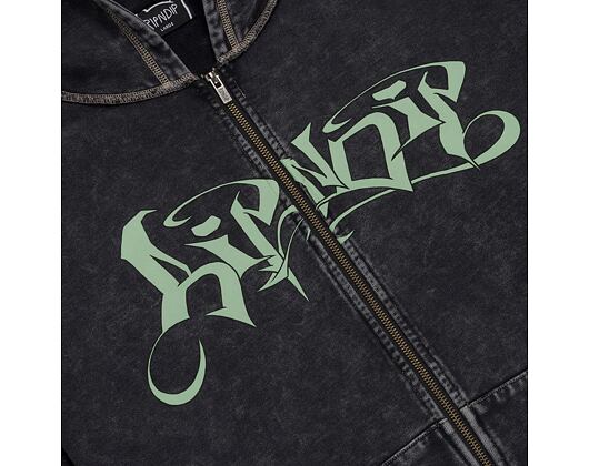 Mikina Rip N Dip - Squabble Up Hoodie - Black Vintage Wash