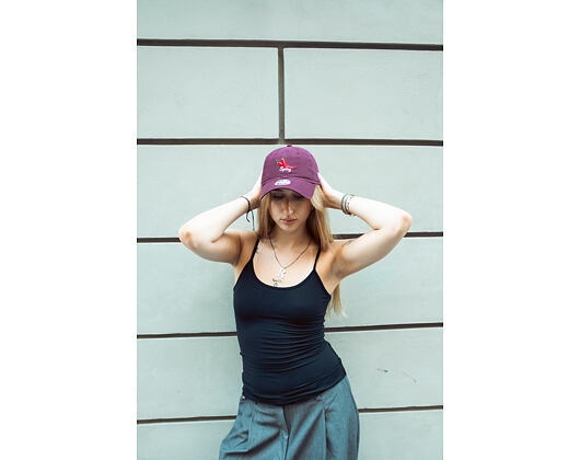 Dámská Kšiltovka New Era - Phrase - Spicy 9TWENTY - Burgundy