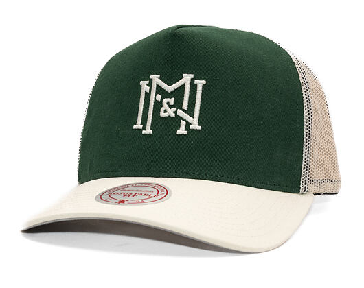 Kšiltovka Mitchell & Ness - Branded Icon Trucker - Dark Green