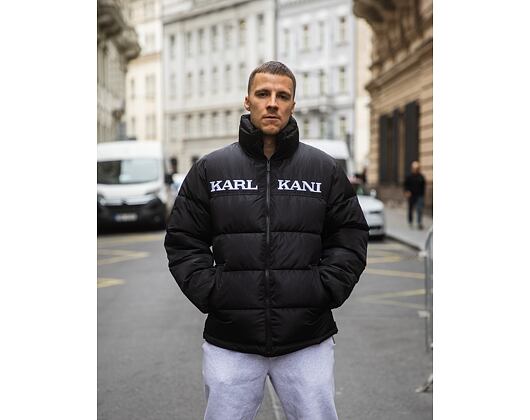 Péřová Bunda Karl Kani Retro Essential Puffer Jacket black