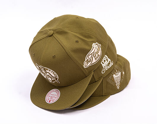 Kšiltovka Mitchell & Ness - NBA Fashion Basic Snapback - Boston Celtics - Olive
