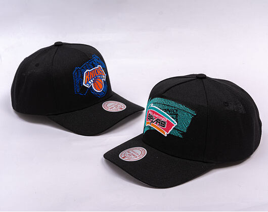 Kšiltovka Mitchell & Ness - NBA Tilted Pro Snapback Hwc - San Antonio Spurs - Black