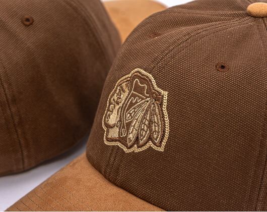 Kšiltovka Mitchell & Ness - NHL Lux Chain Vntg - Chicago Blackhawks - Brown