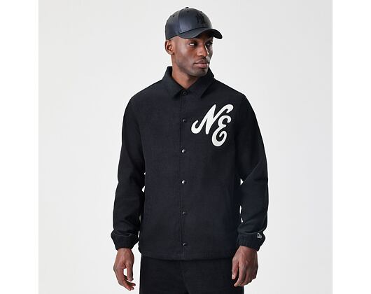 Bunda New Era - Branded Cord Coach Jacket - Black