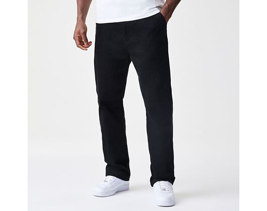 Kalhoty New Era - Branded Cord Chino Pants - Black