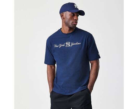 Triko New Era - MLB Graphic Oversized Tee - NY Yankees - Navy