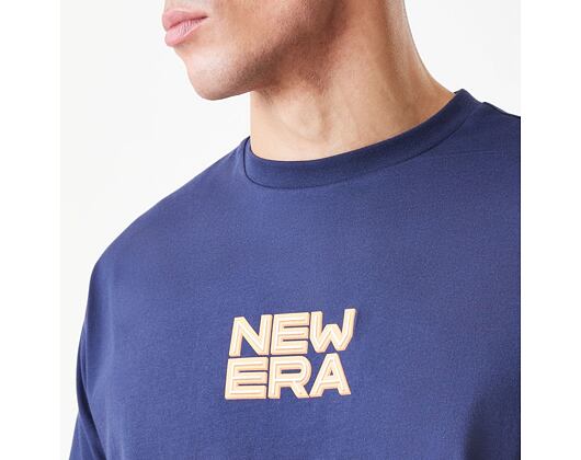 Triko New Era - Branded Location Oversized Tee - Navy