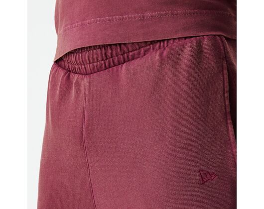 Kalhoty New Era - Branded Washed Straight Sweatpants - Burgundy