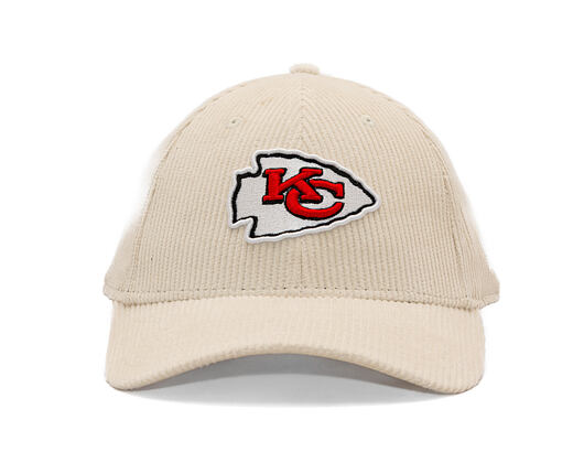 Kšiltovka New Era - NFL Cord 9FORTY M-Crown - Kansas City Chiefs - Cream