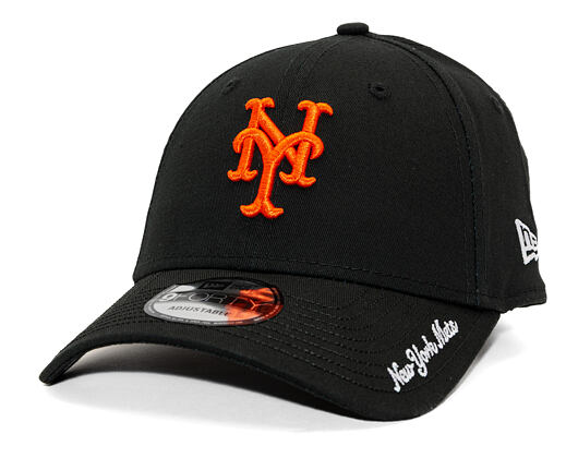 Kšiltovka New Era - MLB Visor Script 9FORTY - NY Mets - Black